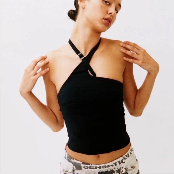 With Jean Buckles Top NWT - Picture 1 of 4